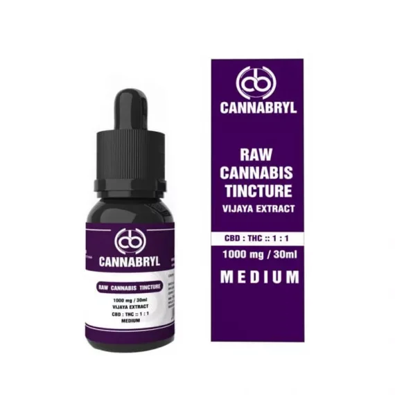 Cannabryl™ Raw Cannabis Tincture 1:1 (CBD Balanced) - 30ml