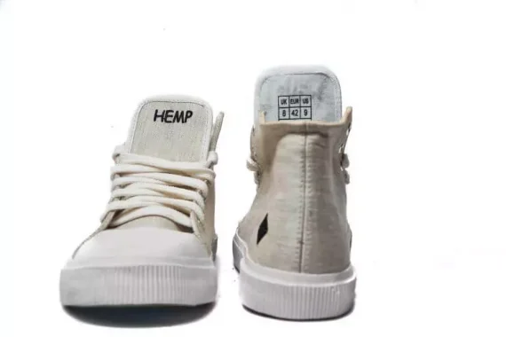 Maafaa Designs Hemp High Top & Rubber Toe Shoe