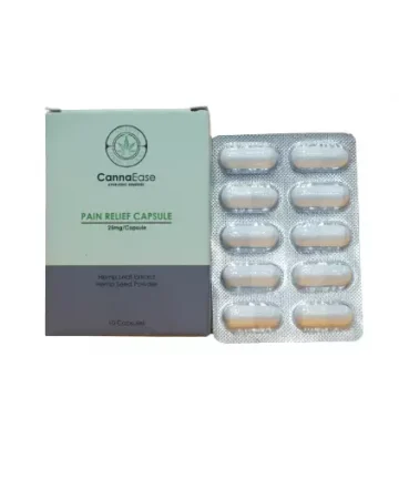 Cannaease Pain Relief Capsules (For Oral Consumption) - 10pc