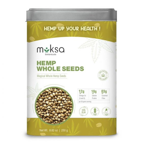 Moksa Whole Hemp Seeds - 250g|500g|900g