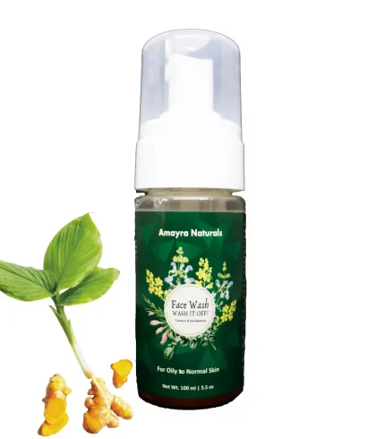 Amayra Naturals Face Wash (Turmeric & Sandalwood) - 100ml