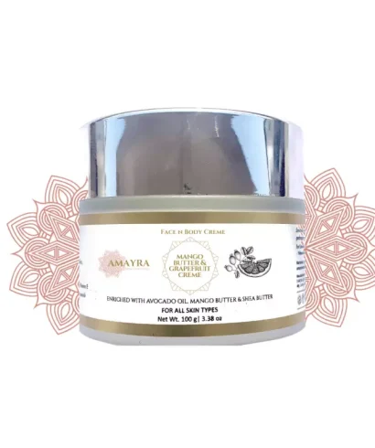 Amayra Naturals Kaushya - Mango Butter & Grapefruit Face N Body Creme - 100gm