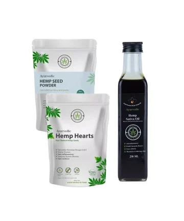 Ananta Hemp Sativa Oil, Hemp Hearts & Hemp Seed Powder