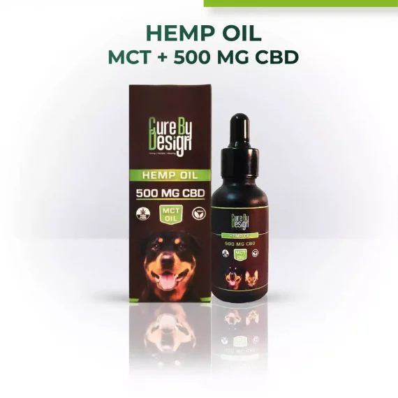 Cure By Design Hemp Oil for Pets with 500mg CBD