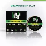 Cure By Design Organic Hemp Healing Balm - 2000mg