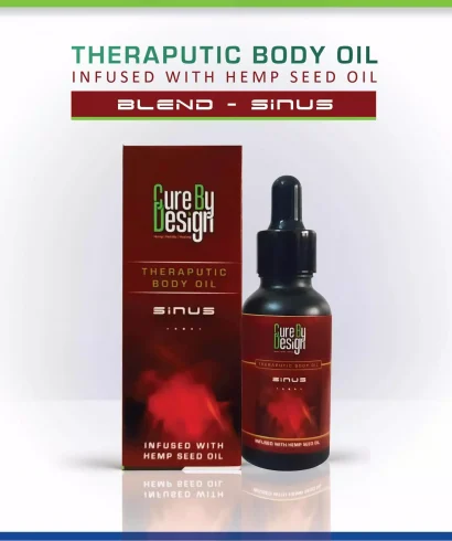 Cure By Design Therapeutic Body Oil - Sinus