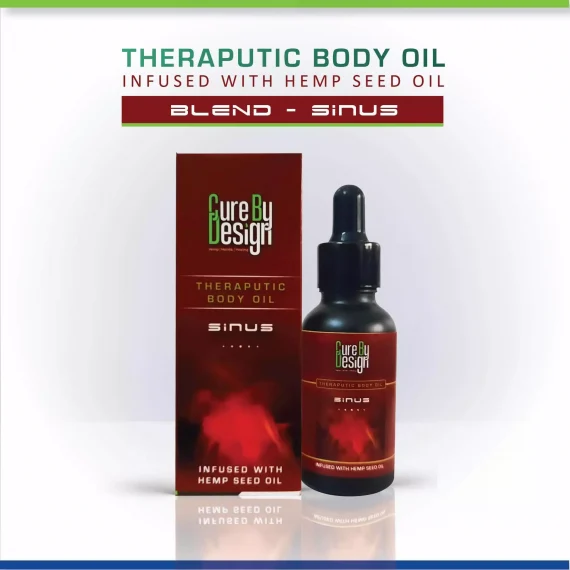 Cure By Design Therapeutic Body Oil - Sinus