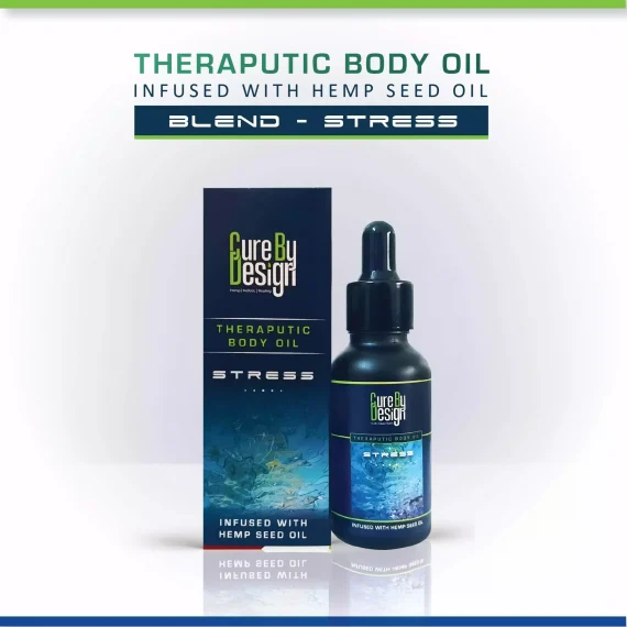 Cure By Design Therapeutic Body Oil - Stress