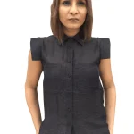 Foxxy Black Sheer Hemp Shirt