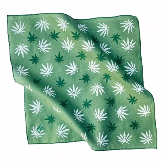 Rumaal Hemp Handkerchief - Kasol Light Green