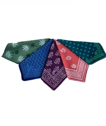 Rumaal Hemp Handkerchief - Mixed Bag Set 1 (Set of 5)