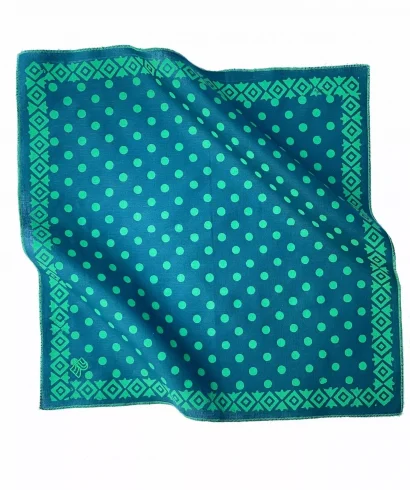 Rumaal Hemp Handkerchief - Hampi Green