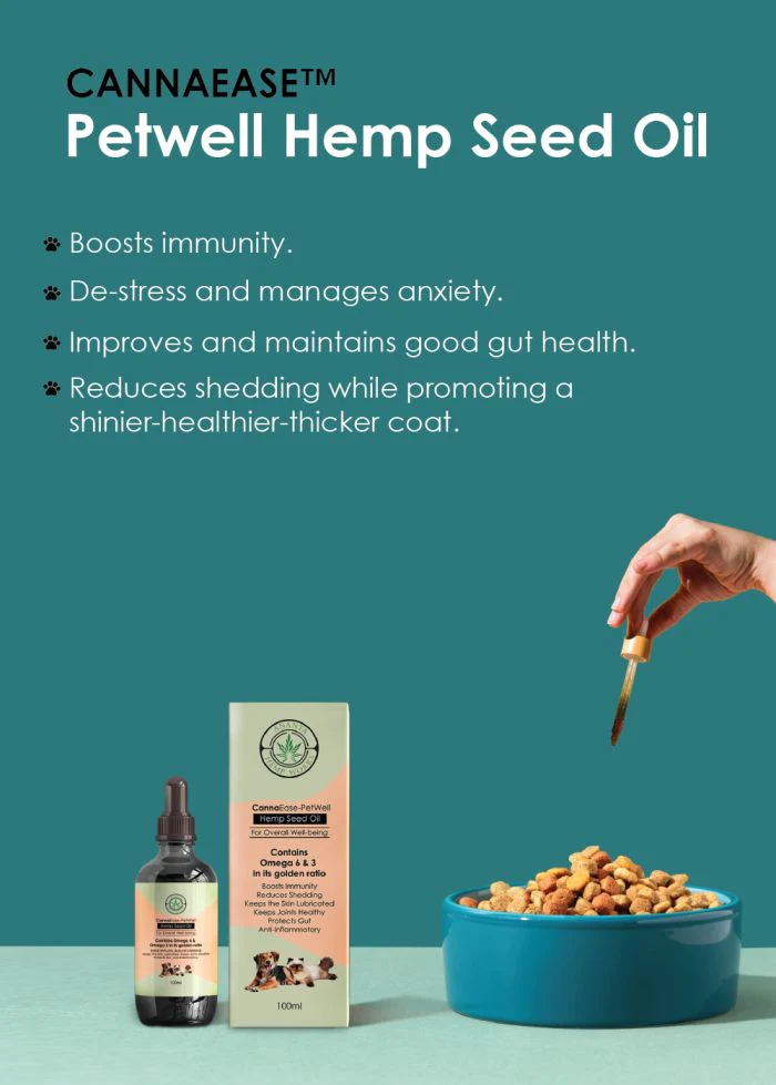 CannaEase Petwell Hemp Seed Oil - Image 2