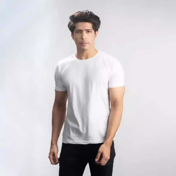 Cannabie Hemp Solid T-Shirt – White