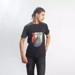 Cannabie Hemp T-Shirt Dope Chakra Printed – Black