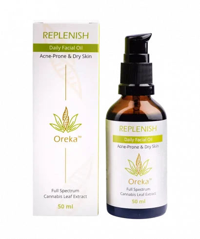 Oreka Replenish Daily Facial CBD Oil