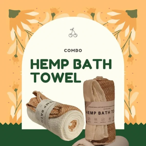 Hemploom™ Hemp Bath Towel Combo (Pack Of 2)