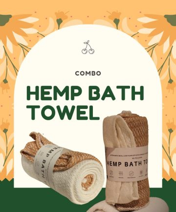 Hemploom™ Hemp Bath Towel Combo (Pack Of 2)