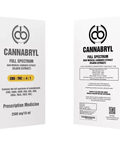 Cannabryl Raw Extract 4:1 CBD Dominant