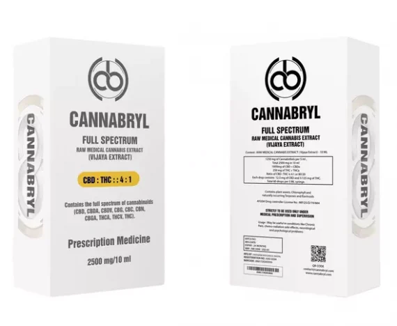 Cannabryl Raw Extract 4:1 CBD Dominant