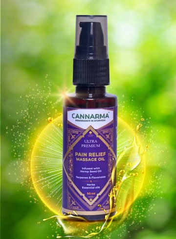 Cannarma Ultra Premium Cannabis Pain Relief Massage Oil - 50ml
