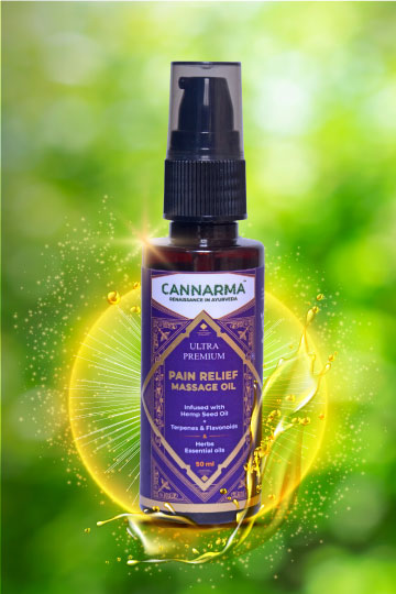 Cannarma Ultra Premium Cannabis Pain Relief Massage Oil - 50ml