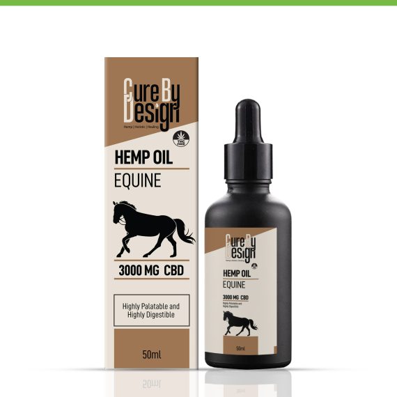 Cure By Design Hemp Oil With CBD For Equine - 3000mg