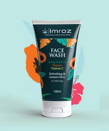 Imroz Face Wash With Hemp Seed Oil & Papaya - 100ml