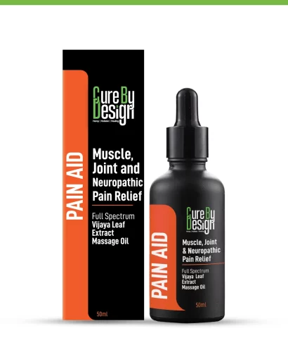 Cure By Design Pain Aid Massage Oil - 50ml