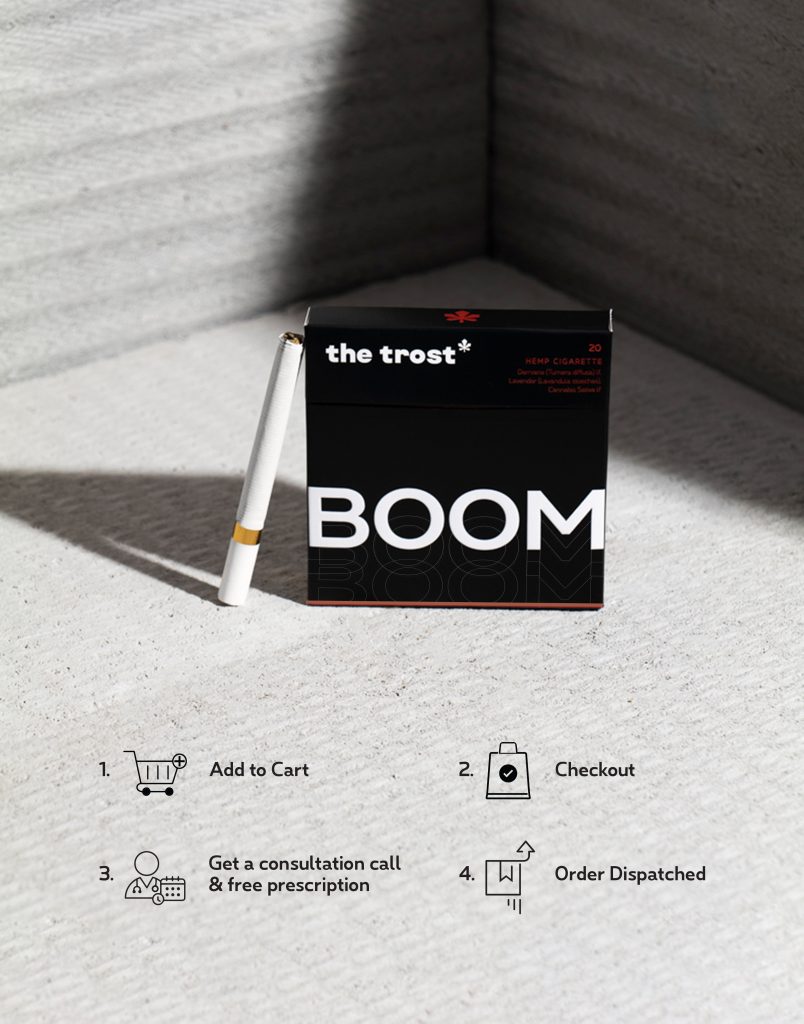 The Trost Hemp Herbal Cigarette (Boom)