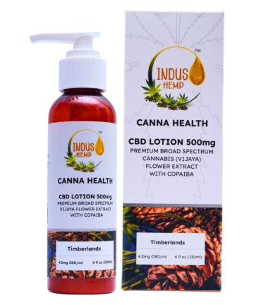 indus hemp canna health CBD lotion