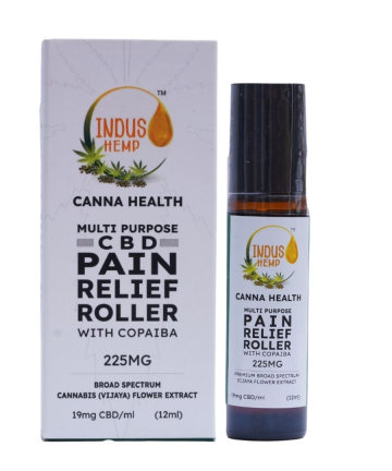 indus hemp canna health cbd pain relief roller