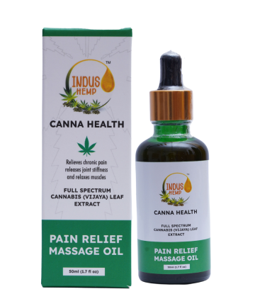 indus hemp pain relief massage oil