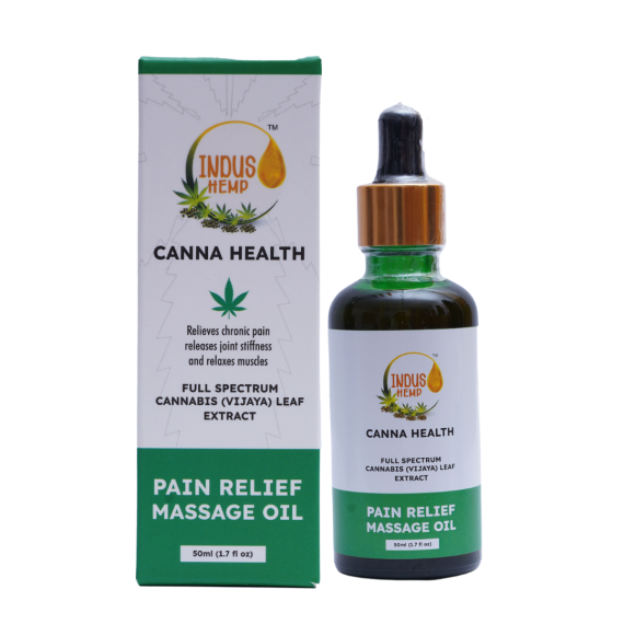 indus hemp pain relief massage oil