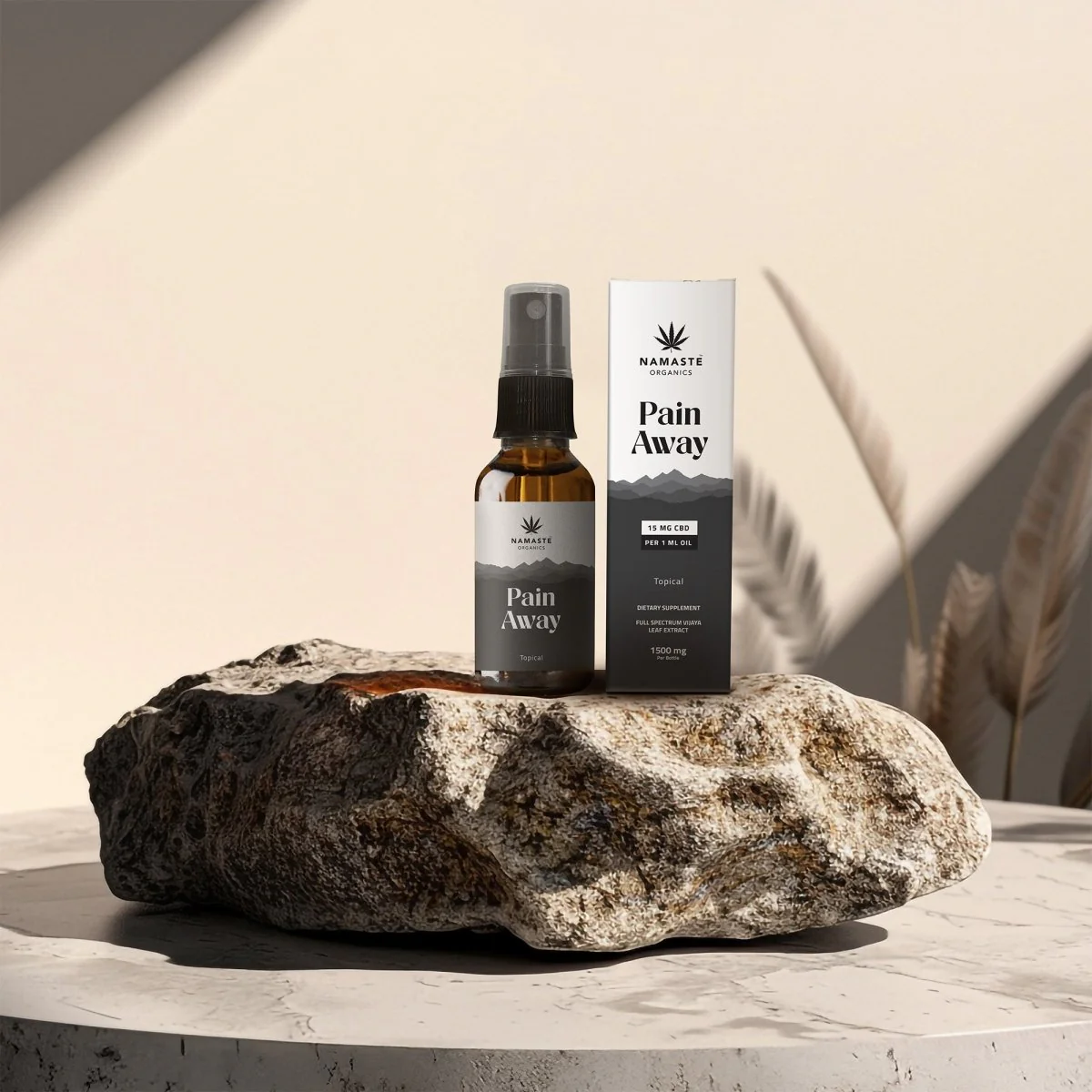 Namaste Organics Pain Away - Topical Oil | 1500mg - Image 3