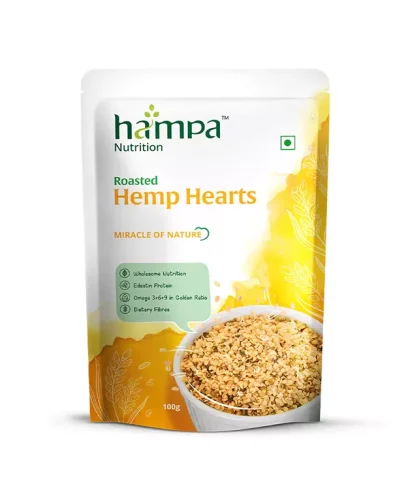 Hampa Roasted Hemp Hearts - Plain Roasted - 200g