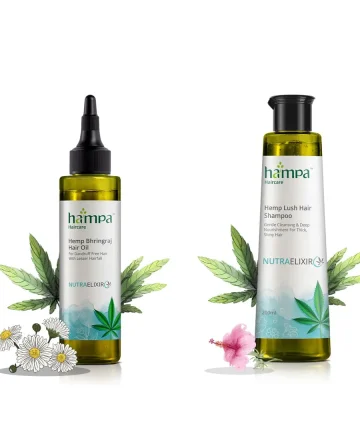 hampa bhringraj shampoo combo