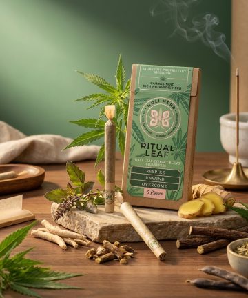 holi herb ritual leaf herbal cigarettes