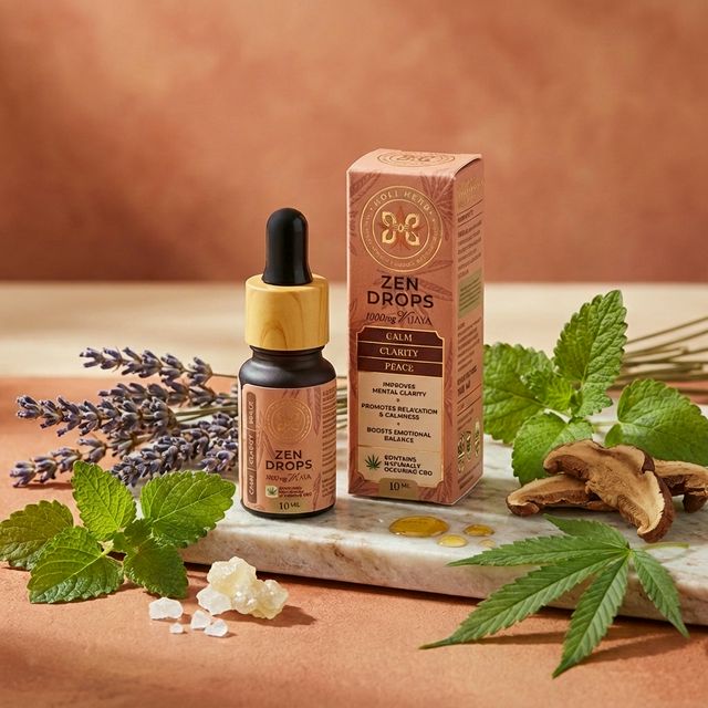 Holi Herb Zen Drops | 1000mg - Image 5