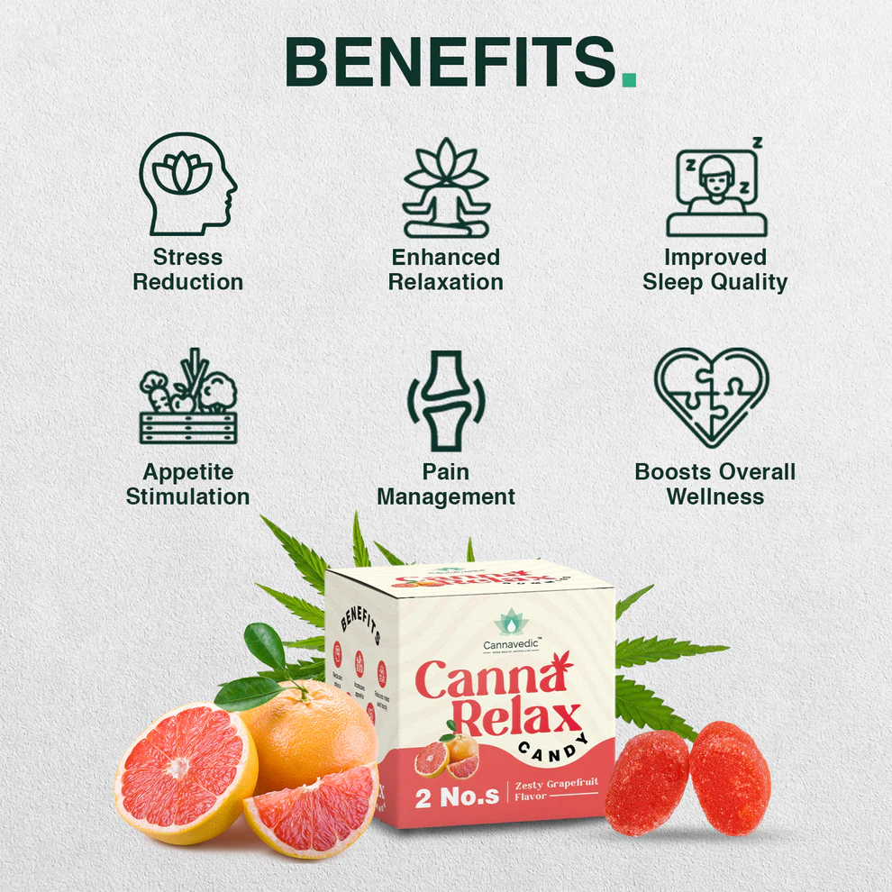 CannaRelax - Ayurvedic Vijaya Candy | (2:1|THC:CBD) - 60mg/ Candy - Image 2