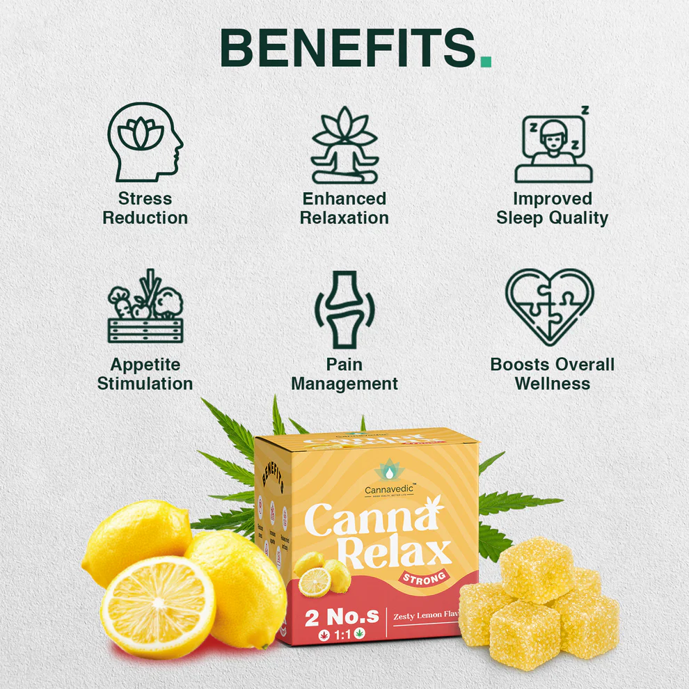 Canna Relax Strong - Ayurvedic Vijaya Candy | (1:1 |THC:CBD) -100mg/Candy - Image 2