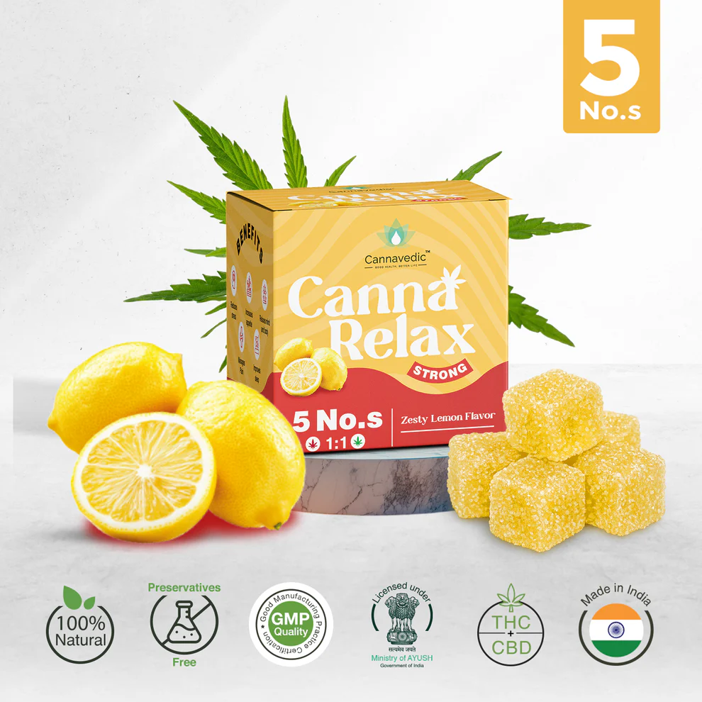 Canna Relax Strong - Ayurvedic Vijaya Candy | (1:1 |THC:CBD) -100mg/Candy - Image 7